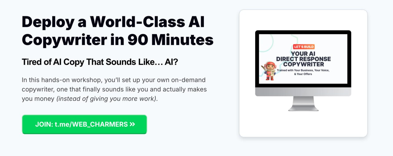 DIGITAL MARKETER — DEPLOY A WORLD-CLASS AI COPYWRITER IN 90 MINUTES